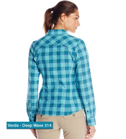 Camisa Silver Ridge Plaid Columbia Mujer