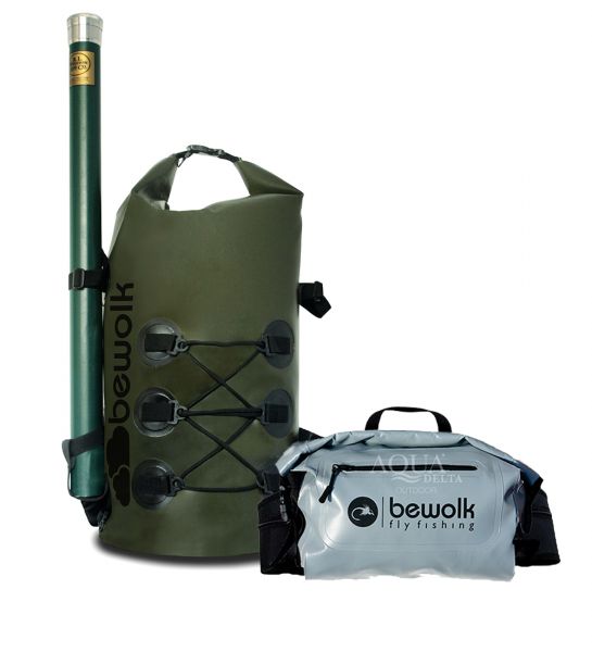 Combo Bewolk Fly Fishing Mochila Más Riñonera