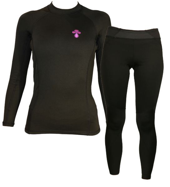 Conjunto Remera Y Calza Dryskin Thermoskin Mujer