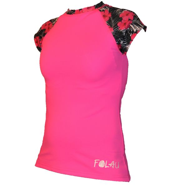 Lycra Filtro Uv Dama Manga Corta Folau