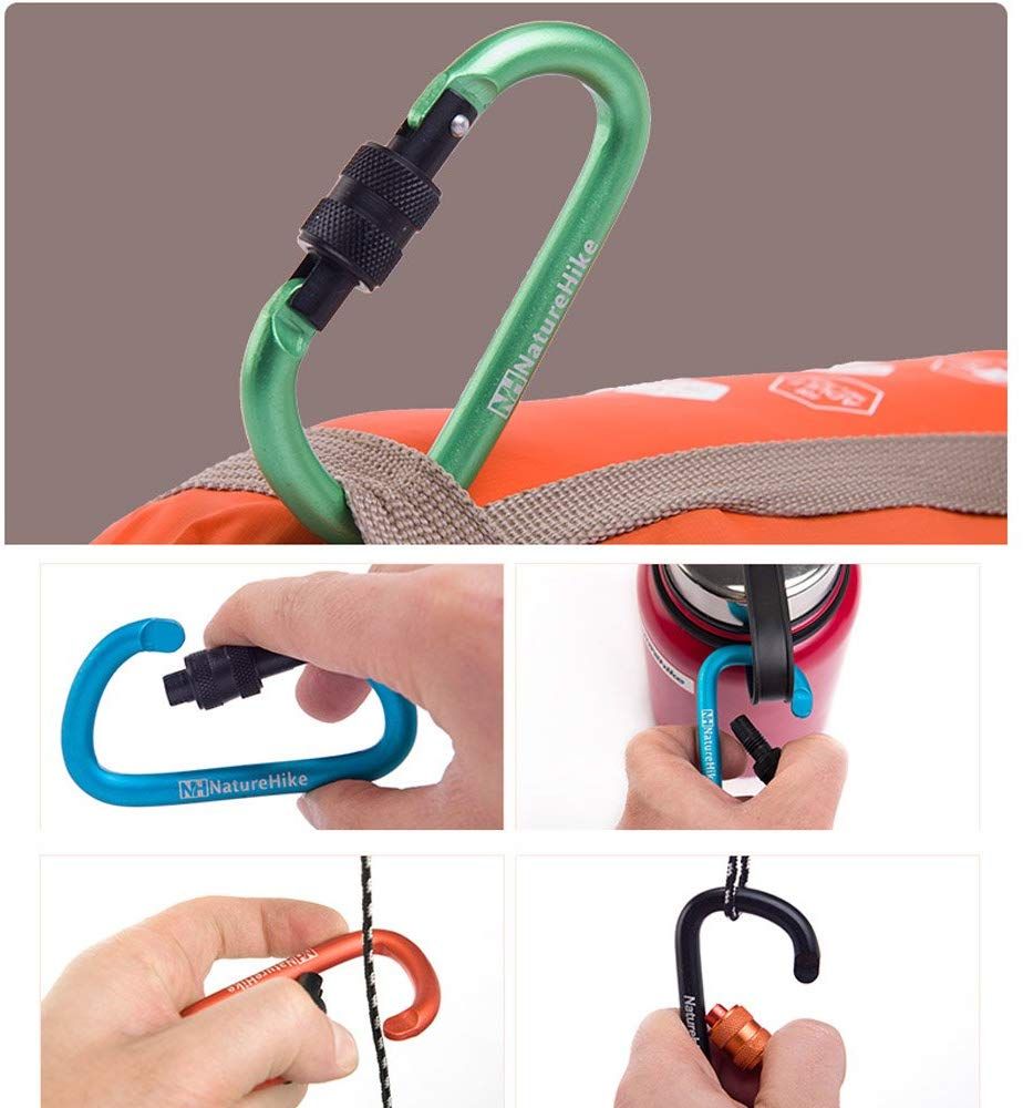 Naturehike D Shape Mosqueton Llavero Con Seguro