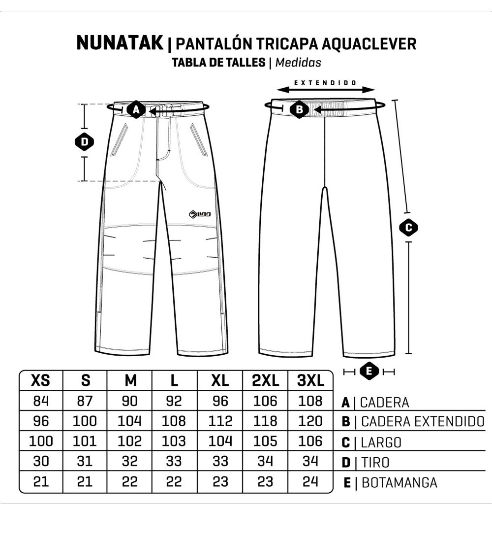 Pantalon Libo Impermeable Nunatak Hombre