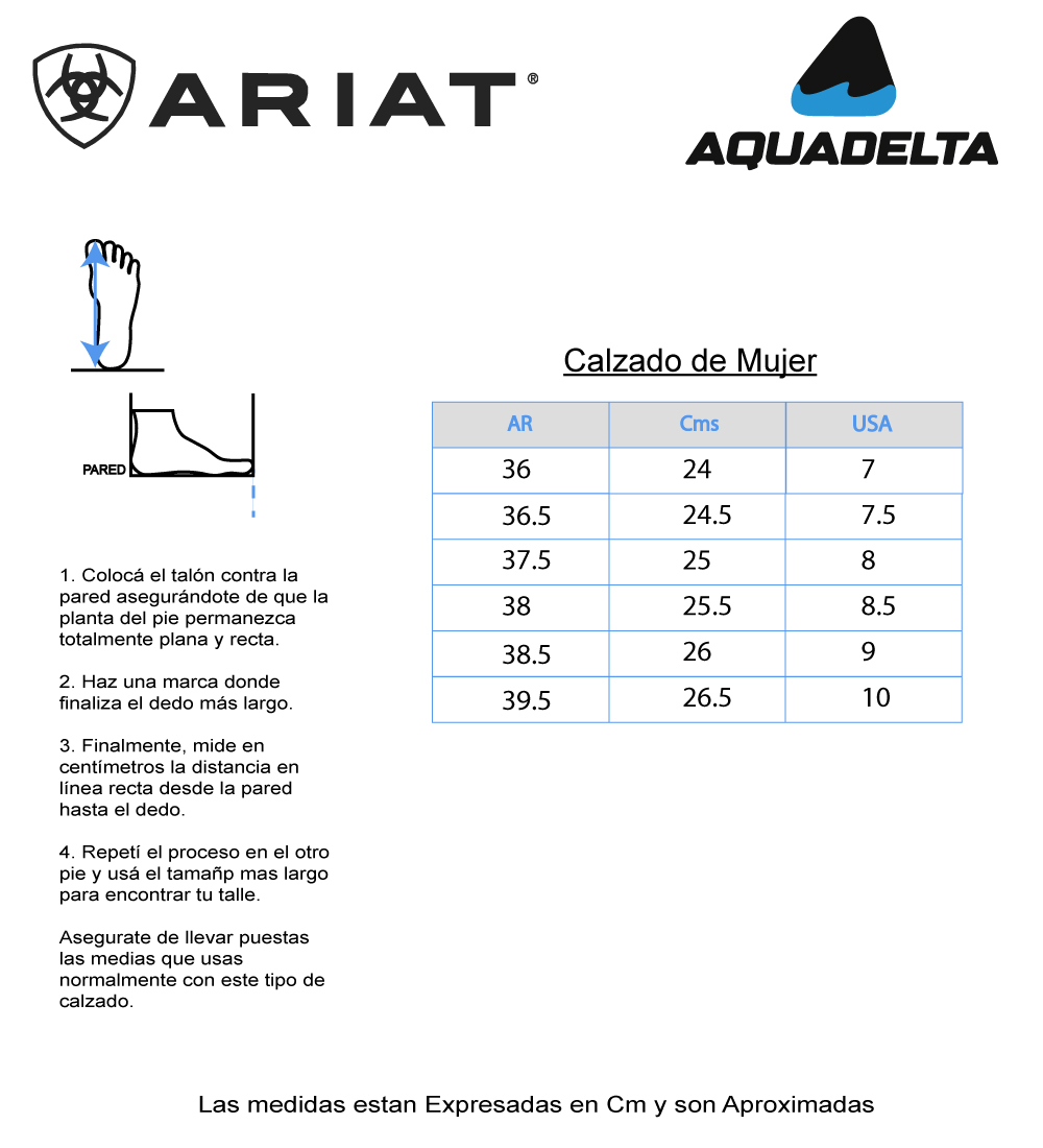 Zapatillas Nauticas Hilo Gamuza Ariat Mujer